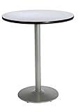 KFI Seating Round Bar Height Pedestal Table with