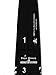 Three Rooker Eye Chart Tie - Black Polyester