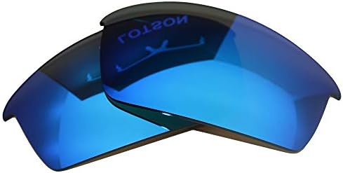 LOTSON Replacement Dark Ice Blue Polarized Lenses for Oakley Bottlecap