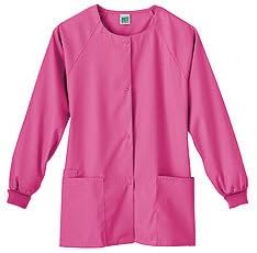 Fundamentals 14140 Women's Warm-Up Jacket Shocking Pink 5X-Large