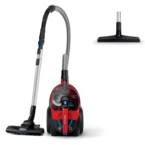 Philips Domestic Appliances FC9729/09 beutelloser Staubsauger PowerPro Expert (900 W, 2 L Staubvolumen, integriertes Zubehör) rot