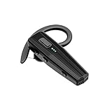 Bluetooth Headset【Upgraded Bluetooth V5.0】, Handsfree Earpiece Wireless Earphone in-Ear Earbud Headphone with Microphone and Mute Key for Business/Office/Driving (240 Hours Standby Time, Black)