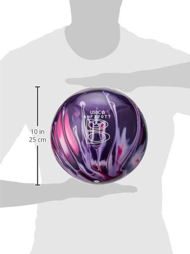 Brunswick Rhino Bowling Ball Purple Pink White Pearl 14 Lb Pricepulse