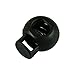 Fly Shop Plastic Single Hole Spring Loaded Round Stop Sliding Cord Locks Extra Large (10 Pieces)