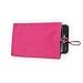 Pink 5.7inch Soft Sleeve Cloth Pouch Velvet Case Cover For Samsung Galaxy NoteII N7100,SAMSUNG 9220,SAMSUNG GALAXY S4 S3 /Apple iphone 5 4 4S/ipod Touch 5g/HTC ONE(M7)/Blackberry Z10