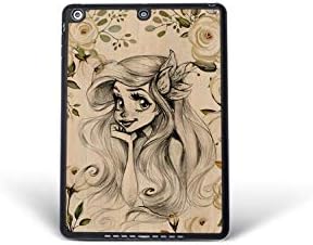 Favorite Design Ariel Drawing iPad Pro 9.7 Pro 12.9 Case iPad 5th gen The Little Mermaid iPad Mini 4 Cover iPad Mini 1 2 3 iPad Pro 12.9 2018 6th Generation iPad 9.7 2017 9.7 2018 iPad Air 2 i2DaO03
