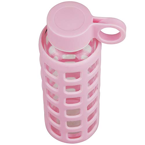 image for ORIGIN Best BPA-Free Borosilicate Glass Water Bottle with Protective S