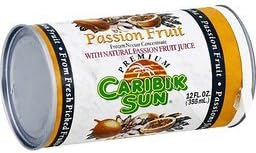 Caribik Sun Concentrated Nectar - Passion Fruit Flavor - 12 oz (Count of 2)