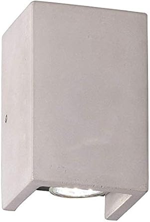 Wandleuchte Up Down 2x35w Wandlampe Grau Beton Gu10