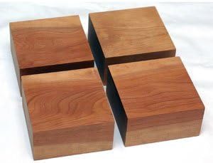 Yamamoto Sound Craft Speaker Insulator BB50-4P Wood Block Base for Big Speakers from Japan