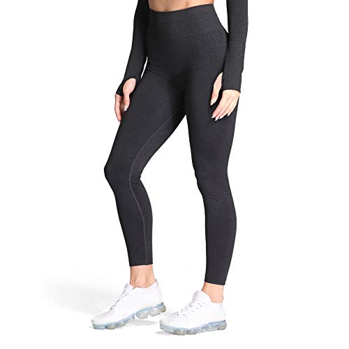 Aoxjox Women's High Waist Workout Gym Vital Seamless Leggings Yoga
