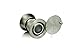TOGU TG3828YG-SN Solid Brass UL Listed 220-degree Door Viewer Peephole with Heavy Duty Privacy Cover for 1-3/5