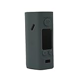 Wismec Reuleaux RX200S (S Model ONLY) Silicone Protective Gel Wrap Skin Case Sleeve Cover Fits Rueleaux RX200S Only (Black)