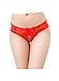 Sexyangels Womens Open Crotch Underwear Thongs Lace G-Strings Sexy Panties