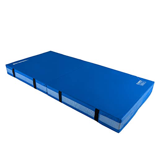 We Sell Mats Bi-Folding Gymnastics Crash Landing Mat Pad, Safety for Tumbling, Back Handspring Training and Cheerleading, 4 ft x 6 ft x 2 Inch Thick