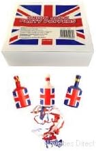 Novelties Direct Union Jack Party Poppers (12 per pack)