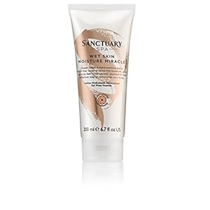 Sanctuary-Spa-Body-Lotion-Wet-Skin-Moisture-Miracle-Vegan-Body-Moisturiser-Locks-in-Twice-the-Moisture-up-to-Twice-as-Fast-Infused-with-Avocado-and-Apricot-Oils-200-ml Sanctuary Spa Body Lotion, Wet Skin Moisture Miracle Vegan Body Moisturiser, Cruelty Free, 200 ml