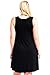 Modern Kiwi® Solid Basic Asymmetric Plus Size Tank Tunic Dress (1X-4X)