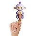Fingerlings Glitter Monkey - Kiki (Purple Glitter) - Interactive Baby Pet - By WowWee
