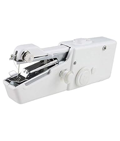 SSDN Electric Mini Handheld Portable Needlework Cordless DIY Sewing Silai Stitching Machine