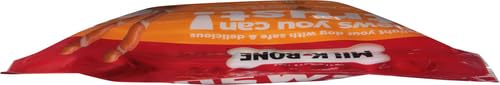 MILK-BONE EASY PEASY CHICKEN CHEESY FLAVOR TWISTS, RAWHIDE FREE DOG CHEWS, BAG OF 70