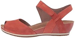 Dansko Women's Vera Slide Sandal, Coral Milled