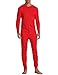 Lusofie Mens Thermal Underwear Union Suit Base Layer Henley Adult Onesiethumb 2