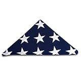 This Folded Memorial Flag American US Cotton Flag
