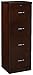 Z-Line Designs 4-Drawer Vertical File Cabinet, Espresso