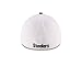 New Era NFL Pittsburgh Steelers 2016 Training Camp Team Color 39THIRTY Stretch Fit Cap, Large/X-Large, White/Gray Heather