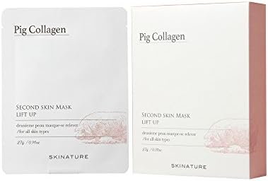 [SKINATURE] Pig Collagen Skin Mask Lift-up Wrinkle Improvement (x10pcs)