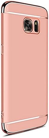 Suntechor Hard Case For Samsung Galaxy S6 3 In 1 Anti-Scratch Shockproof Thin Electroplate Cover (Rose Gold)