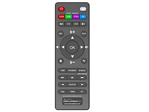 HDML-Cloner Box Pro, capture any HD video, game and play back instantly with the remote control, schedule recording, HDMI/VGA/AV/YPbPr input.
