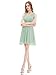 Ever Pretty Short Sleeveless Empire Waist Bridesmaids Dress 03909