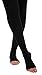 ABSOLUTE SUPPORT Opaque Compression Tights for Women 20-30mmHg - Graduated Support Compression Stockings with Open Toe for Lymphedema, Diabetic, Swelling, Arthritis - Black, X-Large - A214BL4
