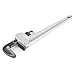 VEVOR 36-Inch Aluminum Straight Pipe Wrench Ideal for 2” to 3-1/2” Pipe Adjustable Plumbing Pipe Wrench Heavy Duty 5” Jaw capacity Plumbers Pliers Tool