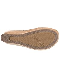 Skechers Brit-Tall Tale-High sandalia con cuña y correa de cuarto, para mujer