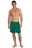Fishers Finery Mens 100% Silk Boxers; Boxer Shorts; Charmeuse Silk (Green, L)