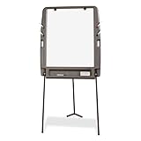 Iceberg ICE30227 Portable Flipchart Easel with Dry Erase Whiteboard Surface, Blow-molded Plastic Frame, 35