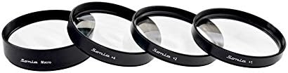 Sonia 77mm Macro Close up Lens Filter Kit 1, 2, 4 and 10 for Canon EF 24-105 f/4 L is USM Lens, Nikon 28-300f/3.5-5 AF-S Lens with 4 Pockets