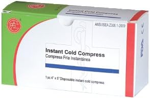Genuine First Aid Instant Cold Pack, Kit Size (4"x5"), 1/Box