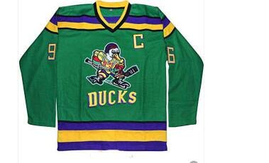 Mighty Ducks Movie Hockey Jersey 90S Hip Hop Adults Clothing for Party, Stitched Letters and Numbers, 66#white, S Mighty Ducks Movie Hockey Jersey 90S Hip Hop Adults Clothing for Party, Stitched Letters and Numbers, 66#white, S