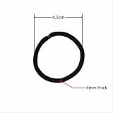 ZHIYE 50 Pcs Elastic Hair Bands 4mm No Metal Strong Hair Ties Thick view 2