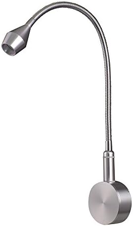 Agese LED Reading Light Sconce Light Touch On Off Stepless Dimming Last Memory Function 3 Watts Edison LED Wall Mounted For Reading Books and Sleeping(warm white 3000K)