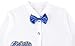 Lilax Baby Boy Jewels Crown Layette 4 Piece Gift Set 0-3 Months Royal Blue