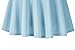 Urban CoCo Women's Basic Versatile Stretchy Flared Casual Mini Skater Skirt (XL, Light Blue)