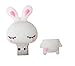 Flash Drive 8GB, Memory Stick Pen Drive USB2.0 AreTop Animal Shape Cute Cartoon Miniature Rabit Thumb Drives for Date Storage Gift for School Students Kids Children Teacher Collegue Employees