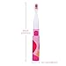 Saky Two Mode Sonic Toothbrush Battery Toothbrush Toddler Electric Toothbrush Kids Pink