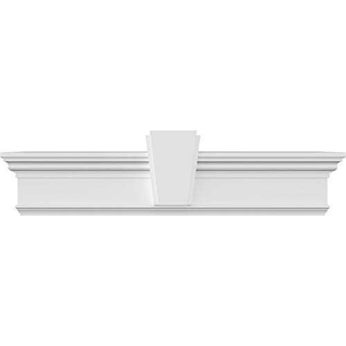 Endurathane Traditional Crosshead w/Deco Keystone, 68" Bottom Width x 71 7/8" T…