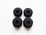 4-black Rubber Soft Ear Gels Ear Buds for Motorola Bluetooth Headset H12 H15 Hk100 Hk200 Hk201 Hk202 Hk210 H681 H685 H690 H695 H780 H790 Hz700
